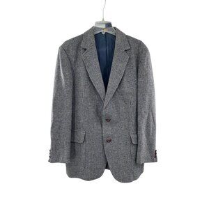 Pendleton Mens Houndstooth Tweed Blazer Jacket size 44
